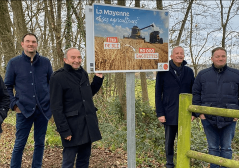 Inauguration de l’exposition « La Mayenne et ses agriculteurs » sur les voies vertes du Département