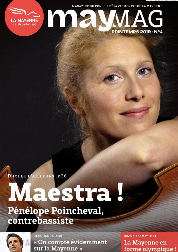 Maymag N°4 - Printemps 2019 - Maestra ! Pénélope Poincheval, contrebassiste