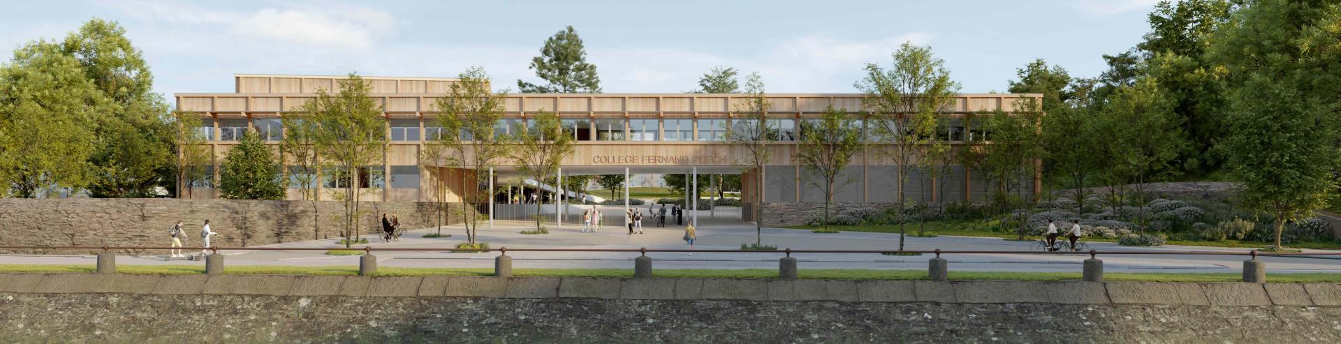 Découvrez les esquisses du nouveau collège en centre-ville de Laval