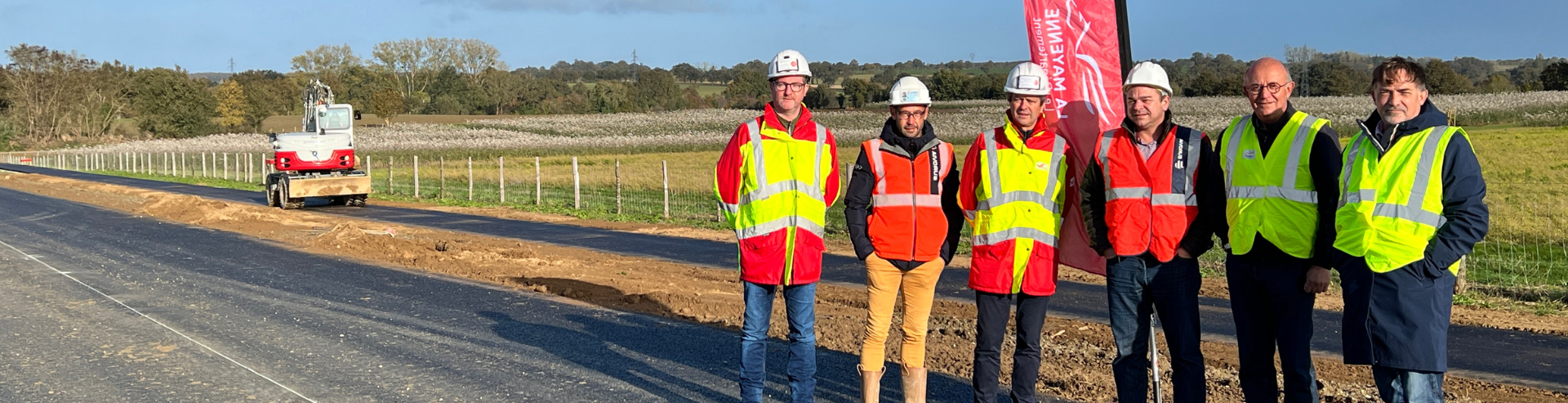 Mise en service de la 1ère section de la RD1 entre la Roche-Neuville et Château-Gontier-sur-Mayenne