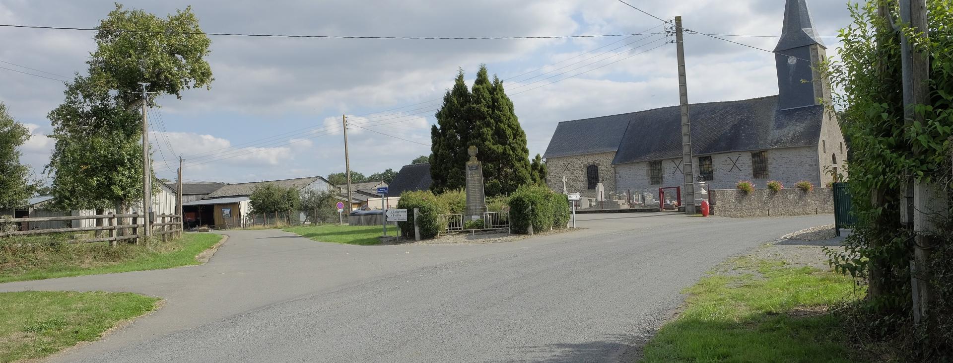 croisement des rues Henri Deglane et du Presbytère
