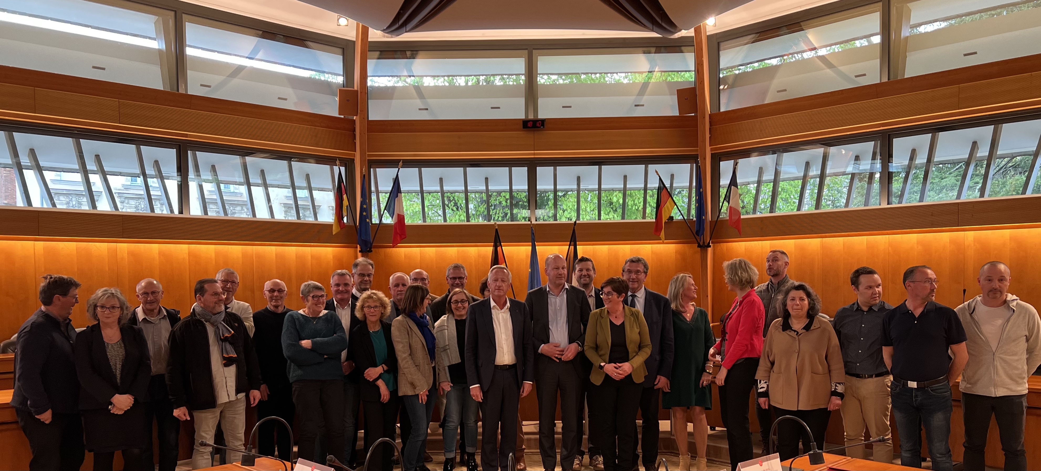Le Conseil départemental de la Mayenne accueille son partenaire allemand du Bezirk de Souabe  