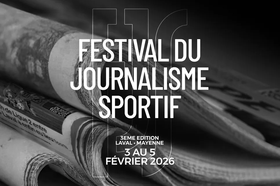Festival du journalisme sportif en Mayenne affiche