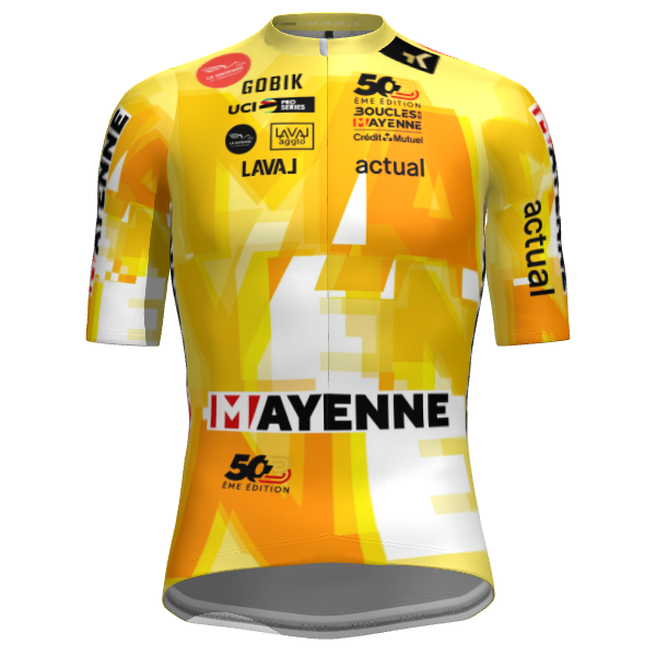 maillot Boucles de la Mayenne jaune